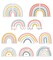 Carson Dellosa We Belong 36-Piece Boho Rainbow Bulletin Board Cutouts, Boho Rainbow Cutouts for Bulletin Boards, Classroom Decorations, Rainbow Décor, and Boho Rainbow Classroom Décor